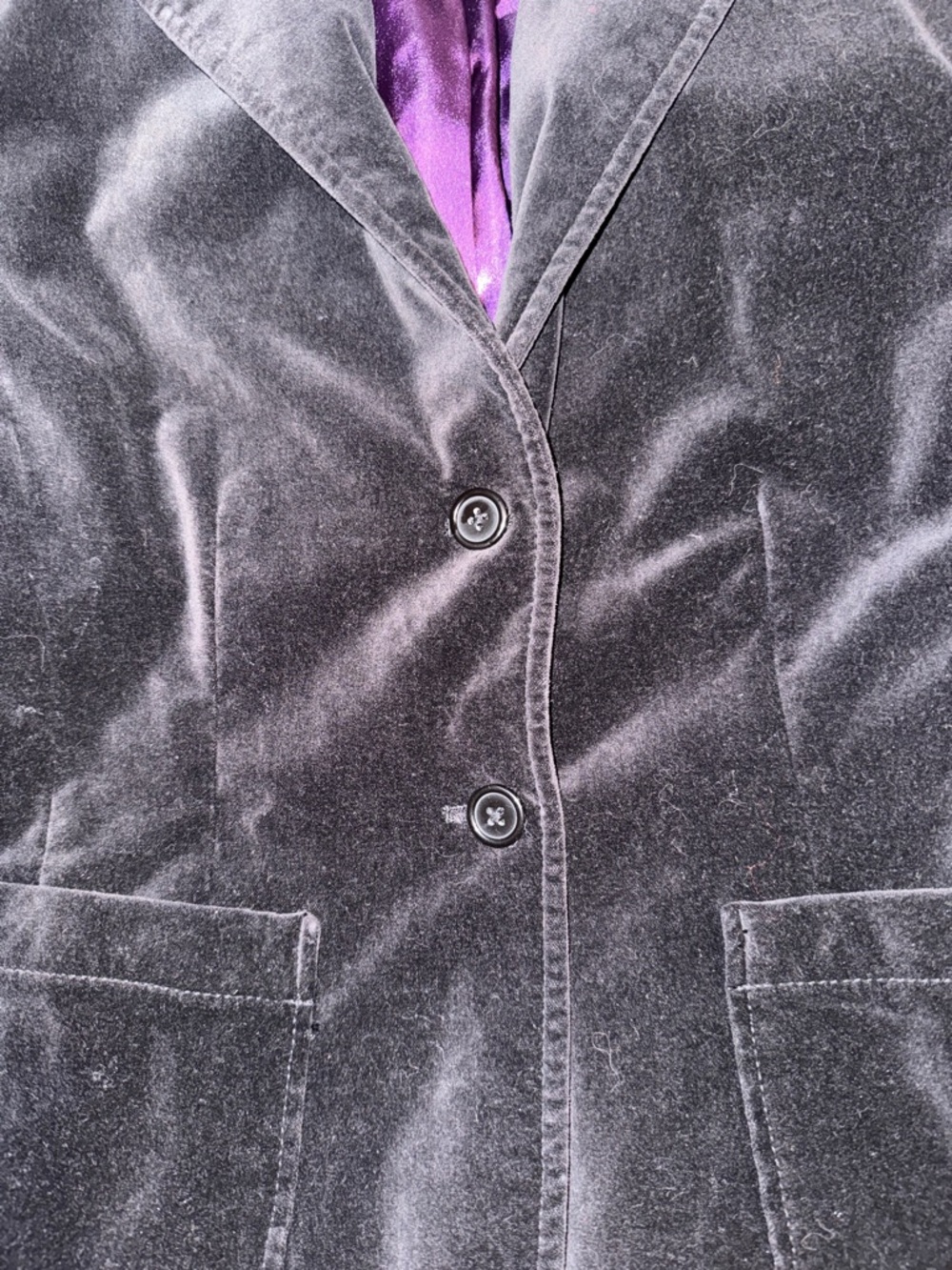 Vintage Gap Brand Black Velvet Blazer/Jacket!! - Picture 7 of 9